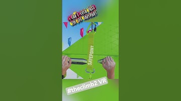 VR Climbing Game Felt TOO Real 😱 #shorts #vrgaming #fypシ
