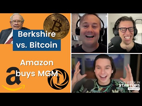 Berkshire vs. Bitcoin & Amazon buys MGM with Acquired.FM’s Ben Gilbert & David Rosenthal | E1222 Episode cover
