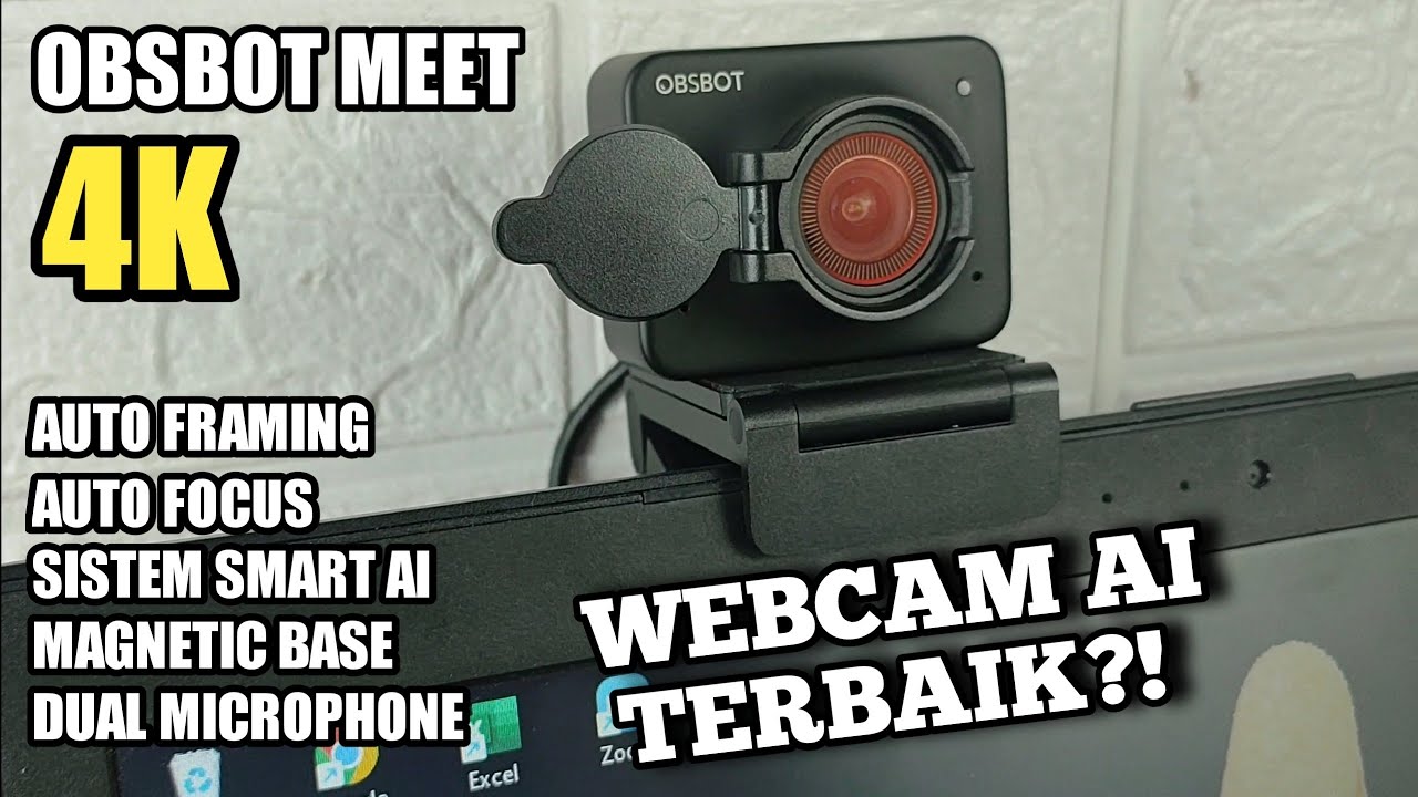 Begini Jadinya Kalau cam Pakai Sistem AI Anti Video Burem Smart cam Obsbot Meet 4K AI