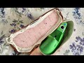 Shoe making process for rose gold leather barefoot ballet shoes #shoemaker #barefoot 