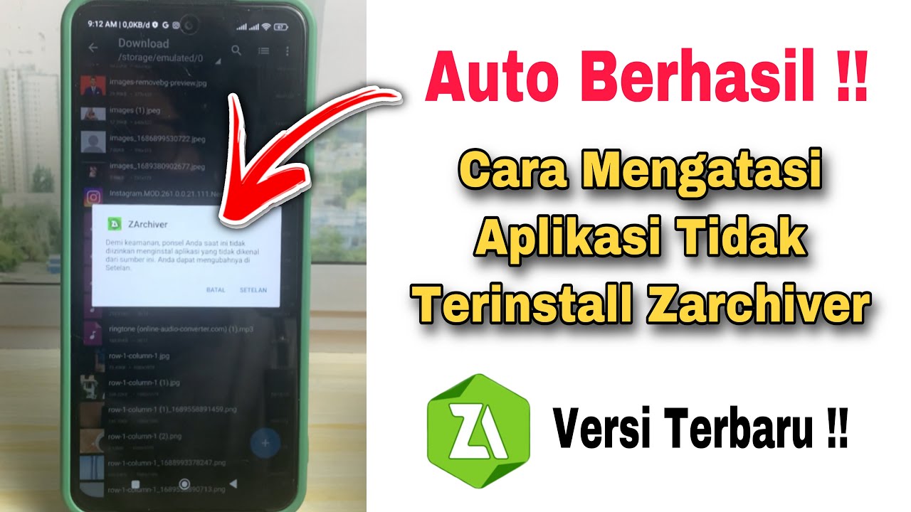 Cara Mengatasi Aplikasi Tidak Terinstall Di Zarchiver