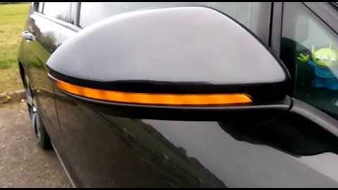 iJDMTOY Smoked Lens Sequential LED Side Mirror Turn Signal For 2015-up VW Golf GTI MK7 Demo Video