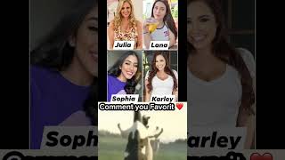 Whats your Favorit? #memes #karley #sophie #lana #julia
