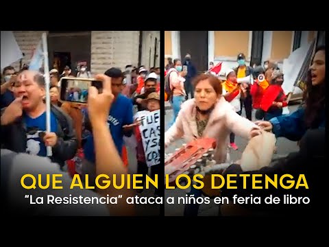 Que alguien los detenga: La resistencia ataca a niños en feria de Libro