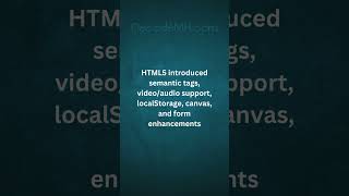 HTML5 compared to HTML4 | DeCodeMH