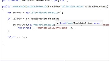 Validaciones complejas con IValidatableObject | Validando Modelos | Programando en ASP.NET MVC 5