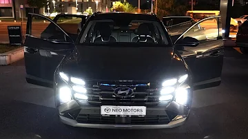 2025 Hyundai Tucson Facelift Night Lights Interior Exterior