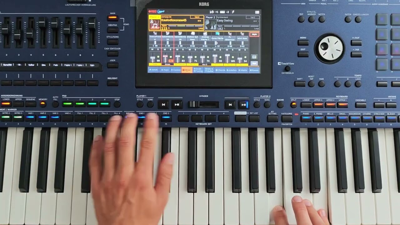 New Euro Disco Style - In the blackness of the soul ( Style Korg & Danekoo1 ) Instrumental