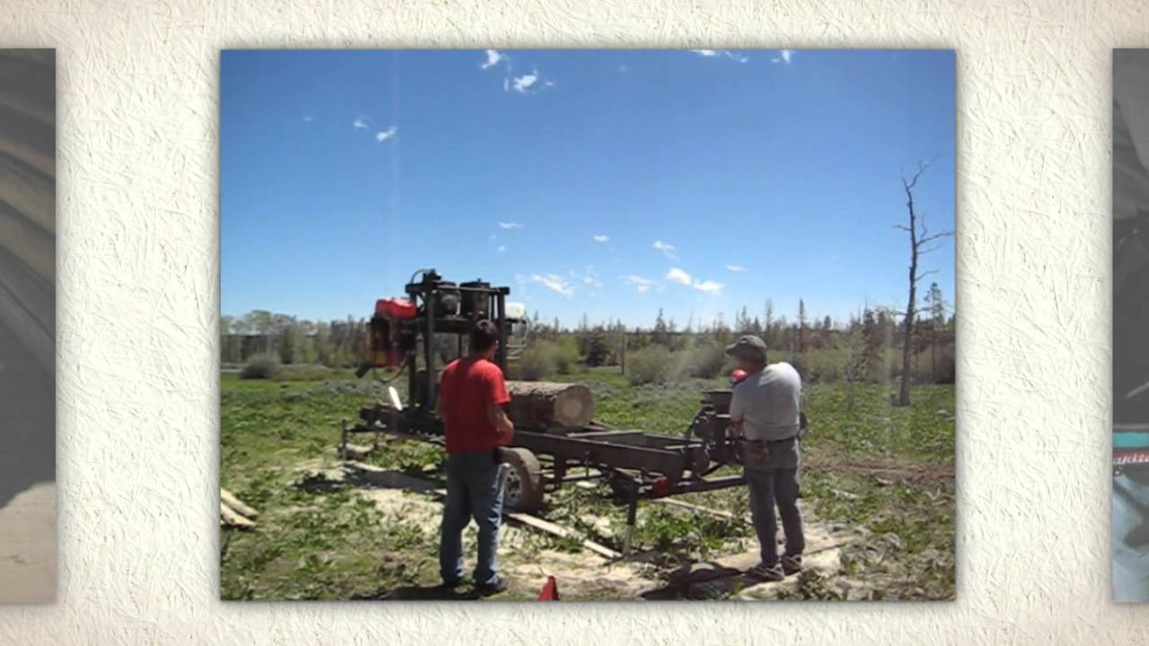 Portable Sawmill for Hire in Logan Utah TimberKing 1600 YouTube