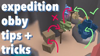 expedition obby tips   tricks/shortcuts in Total Roblox Drama
