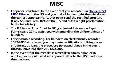Find Errors on Form 1099-MISC and 1099-NEC – and How to Correct Them