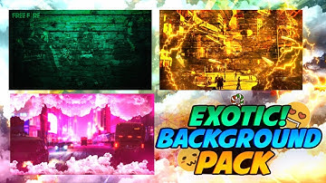 EXOTIC BACKGROUND PACK! ANDROID/PC BY BG BEAST GFX 🥀