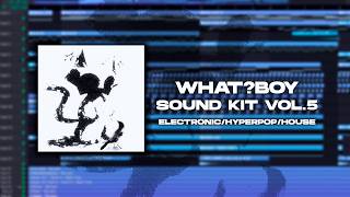 Hyperpop/Electronic/Rage/House Sound Kit Vol.5 | 320  Sounds | 90  Serum 2 Presets (by WHAT?BOY)