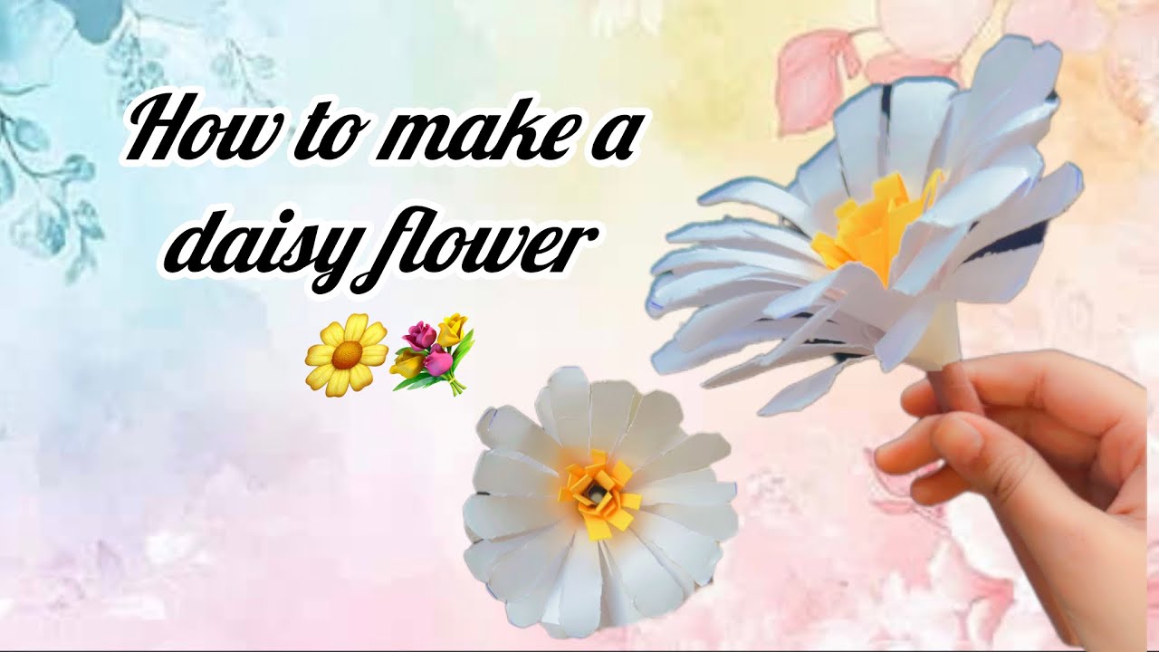 Tutorial for making a daisy flower 🌼 