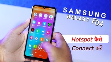 Samsung Galaxy F04 me Hotspot Kaise Connect Kare | Samsung Galaxy F04 How to Setup Hotspot Settings