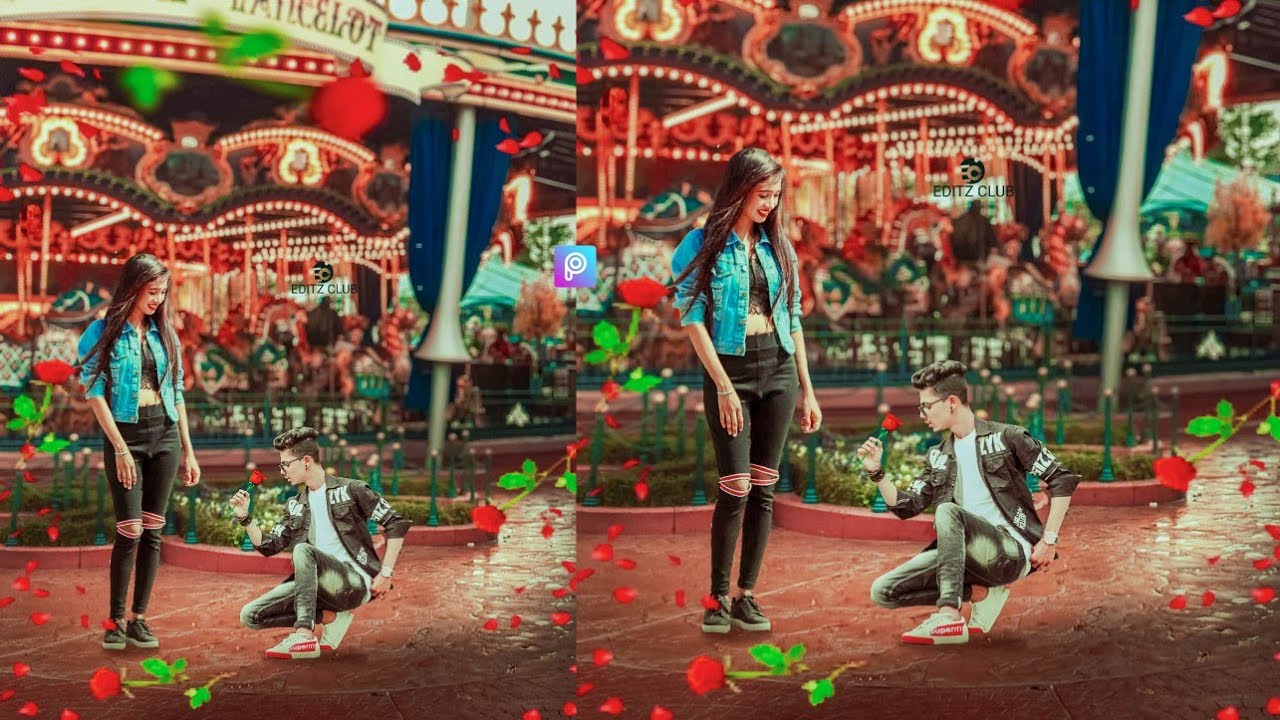 Propose Day Photo Editing 2021 | Picsart Valentine Photo Editing 2021 | Valentine Day | Editz Club