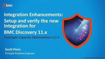New Integration with BMC Discovery 11.x | TrueSight Capacity Optimization