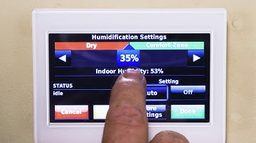 Changing Indoor Humidity Levels on Your Thermostat | Casteel