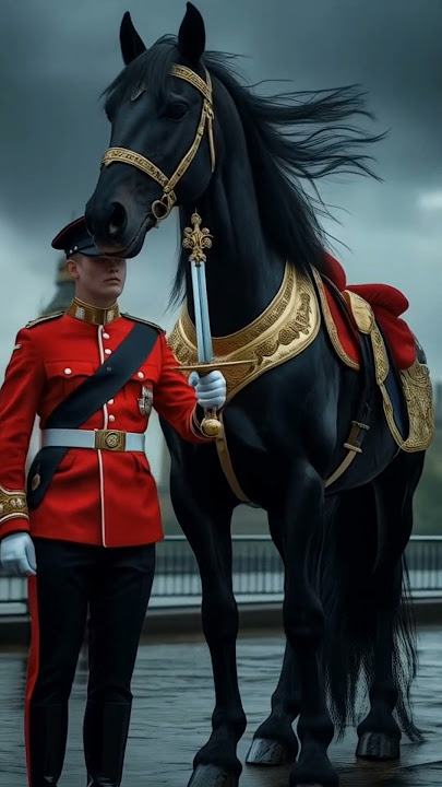 The most powerful War Horse and British army #horse #animals #soldier #shorts #viralshort #tiktok