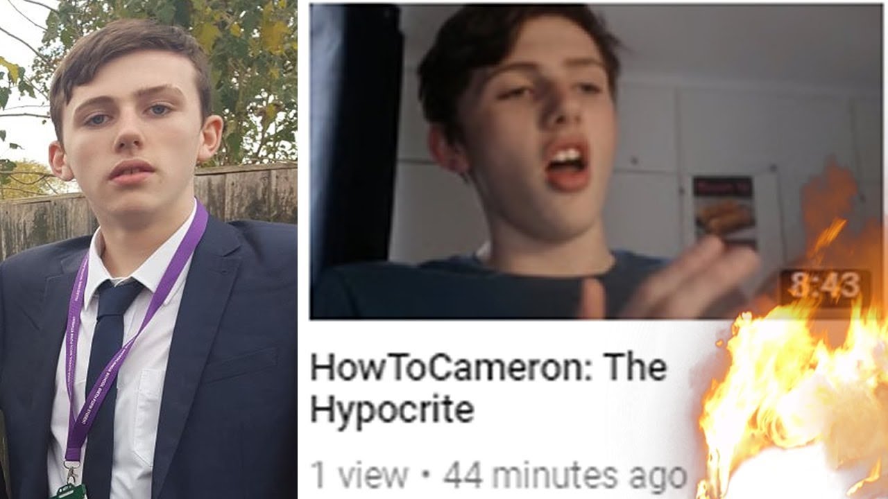 Reacting To A Video That Was Made On Me... (HowToCameron) - From A Stream