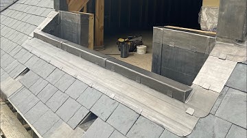 Installing Lead Cladding. Apron Flashings And Door Trays To A Balcony Flat Roof