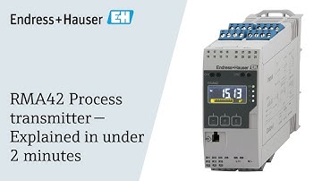 Explained in under 2 minutes: RMA42 process transmitter