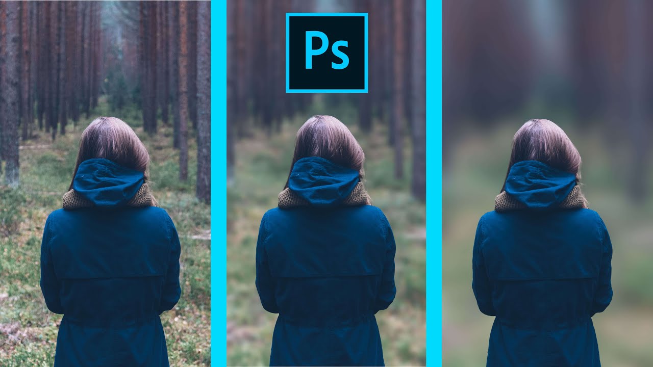 How To Blur Background Using adobe easytutorial