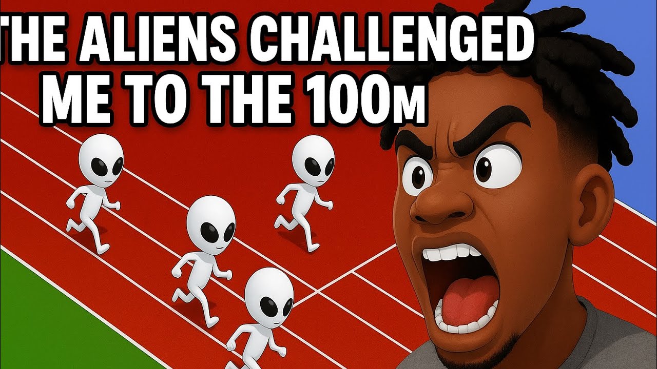 The Aliens Challenged Me to The 100m🤬🤬🤬 - YouTube