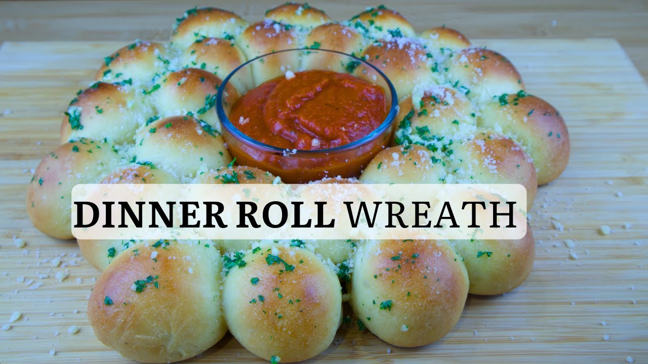 The Best Holiday Dinner Rolls EVER!!! Dinner Roll Wreath! Dishes of