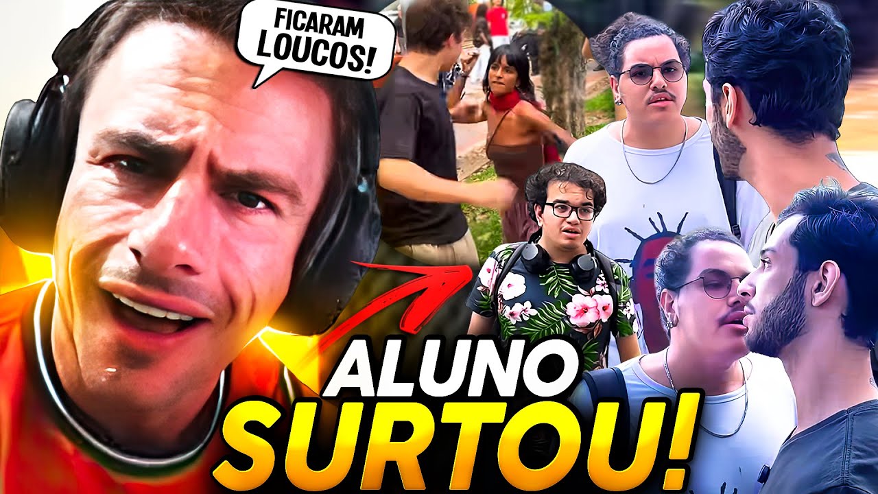 SUPER XANDÃO REAGINDO ARRANQUEI os CARTAZES dos COMUNISTAS na USP! Eles SURTARAM