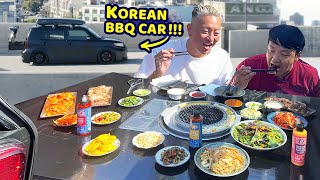 This Car TRANSFORMS into a KOREAN BBQ! KBBQ CAR!