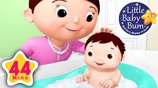 baby bath song plus lots more nursery rhymes 44 minutes compilation from littlebabybum