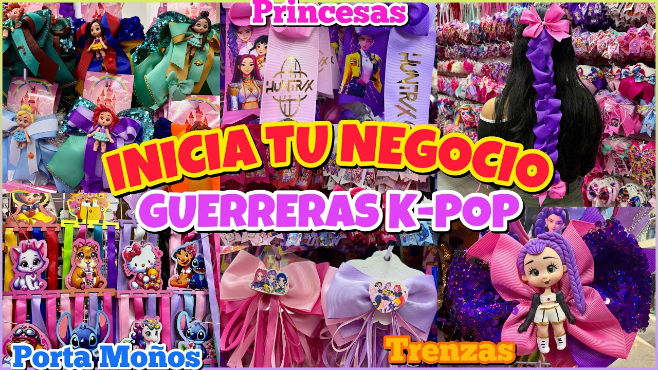 💖MOÑOS de LAS GUERRERAS K-POP, MOÑOS de PRINCESAS, PORTA MOÑOS / INICIA TU NEGOCIO / CENTRO CDMX
