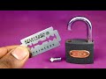 3 Ways to Open a Lock 🔑 NEW