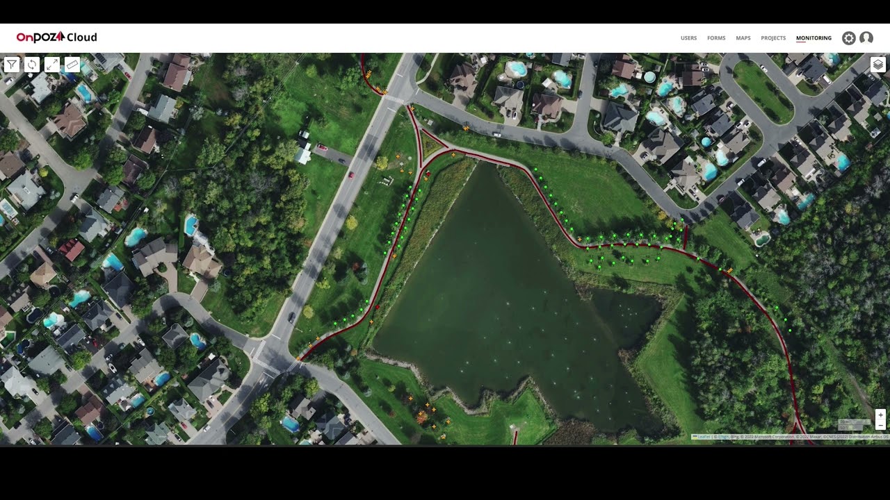How to monitor and export data with OnPOZ Cloud
