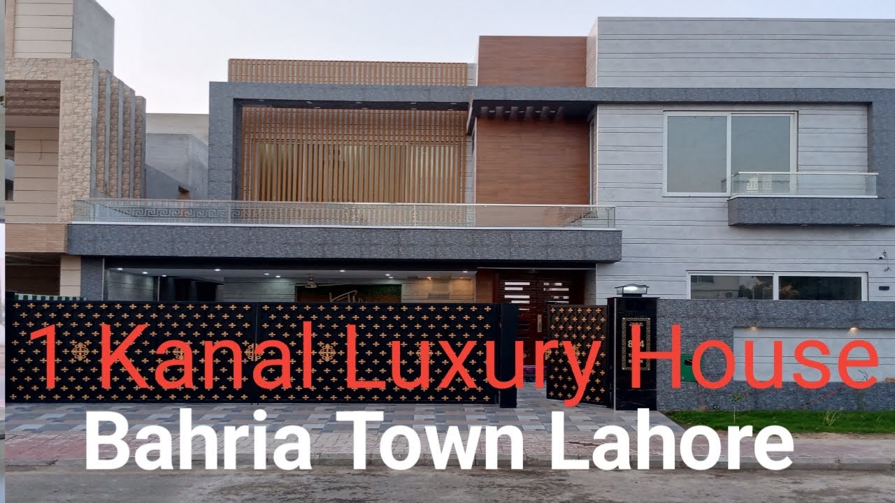 1 kanal Luxury House for Sale Bahria Town Lahore Sector E YouTube