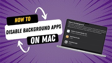 How to Disable Apps from Running in The Background on Mac