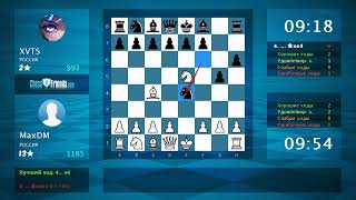 Анализ Шахматной Партии Maxdm - Xvts, 1-0 По Chessfriends