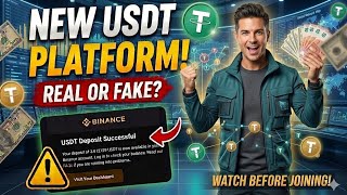 How I Earn USDT Daily Using This New Platform (Step-by-Step) screenshot 1