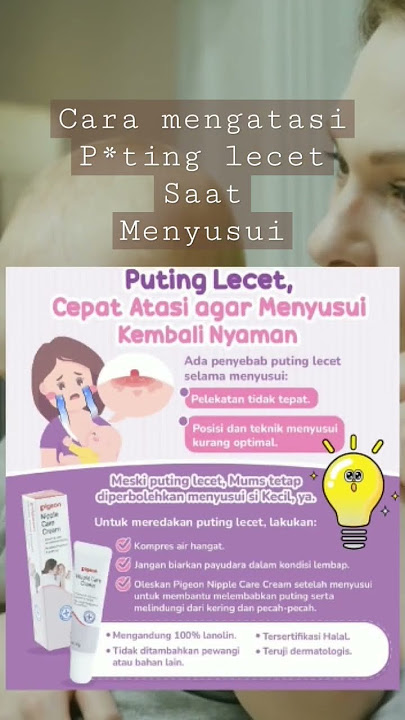 CARA MENGATASI P*TING LECET SAAT MENYUSUI !!! #parenting #edukasi #menyusuibayi