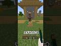 村人にやり返してみたら #マイクラ #マインクラフト #minecraft #shorts