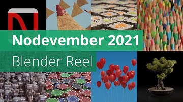Nodevember 2021 | Blender Reel