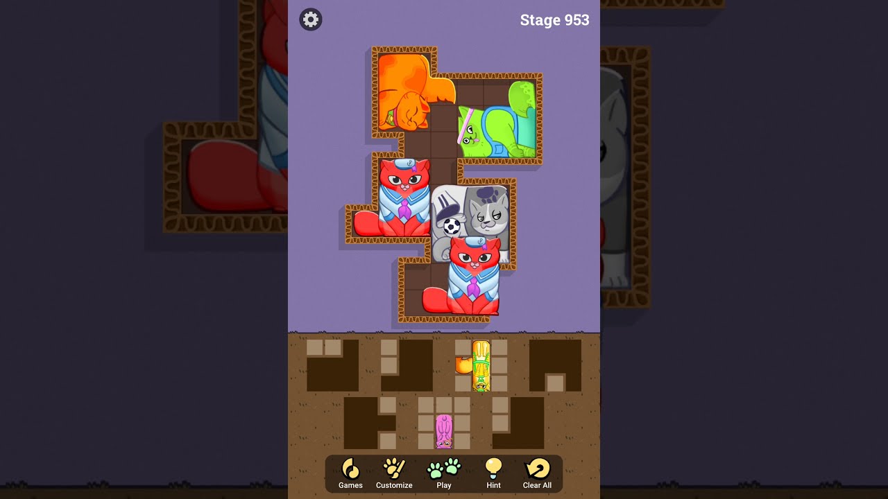 Puzzle Cats Stage 953 Gameplay Walkthrough Android Shorts