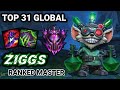 Wild Rift Top 31 Global - Ziggs Ranked Master | Full Gameplay
