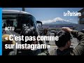 Dans cette ville du japon un filet pour masquer le mont fuji et rduire lafflux de touristes