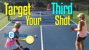 Do You Know How to Score More Pickleball Points by Hitting Your Third Shot at the Right Spot?