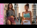 4k ai top models strike a pose in pisa  future fashion fusion