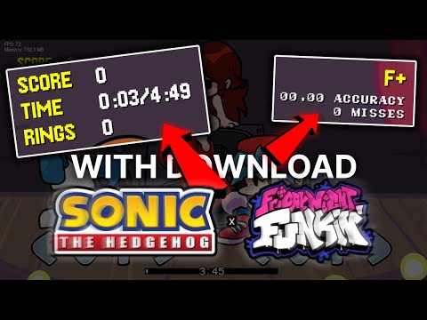 Sonic 1 HUD for Psych Engine - Friday Night Funkin' [WITH DOWNLOAD]