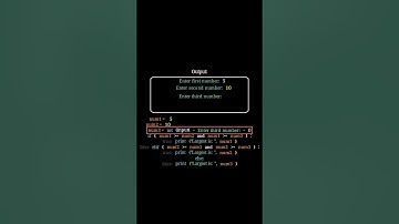 Else If || Largest From Three Numbers(part3) || DSA || Python || Animation #python #coding #shorts