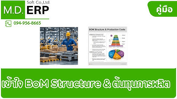 [MDERP v2] ระบบ ERP สำหรับ MRP จัดการต้นทุนการผลิต สูตร BoM Structure & ต้นทุนการผลิต - 0816198579